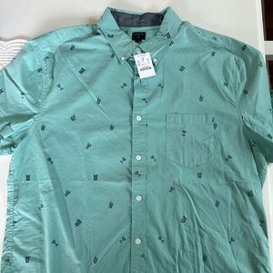 NWT j crew short sleeve button down